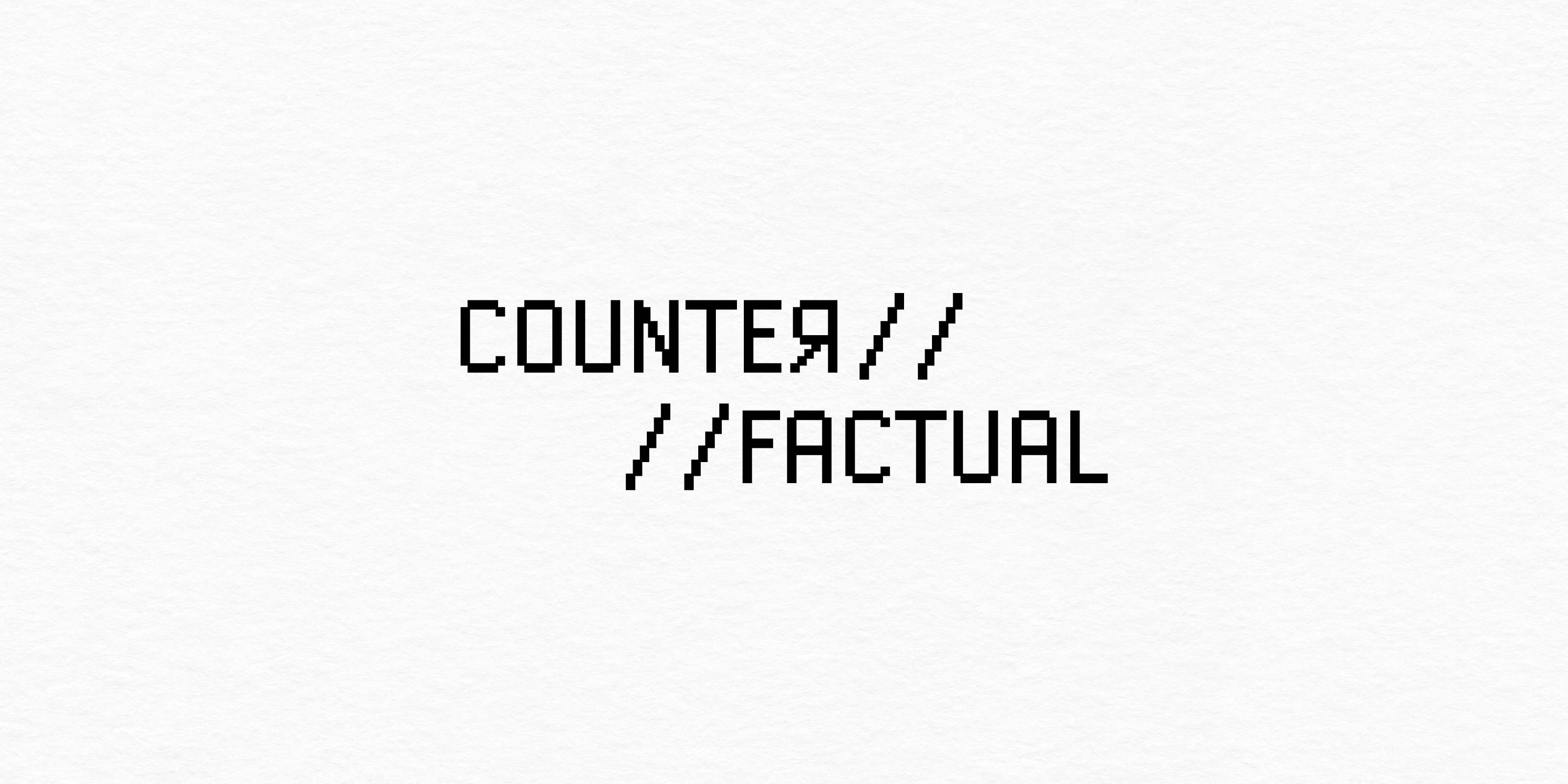 Counterfactual logo design - innovative brand mark for blockchain project